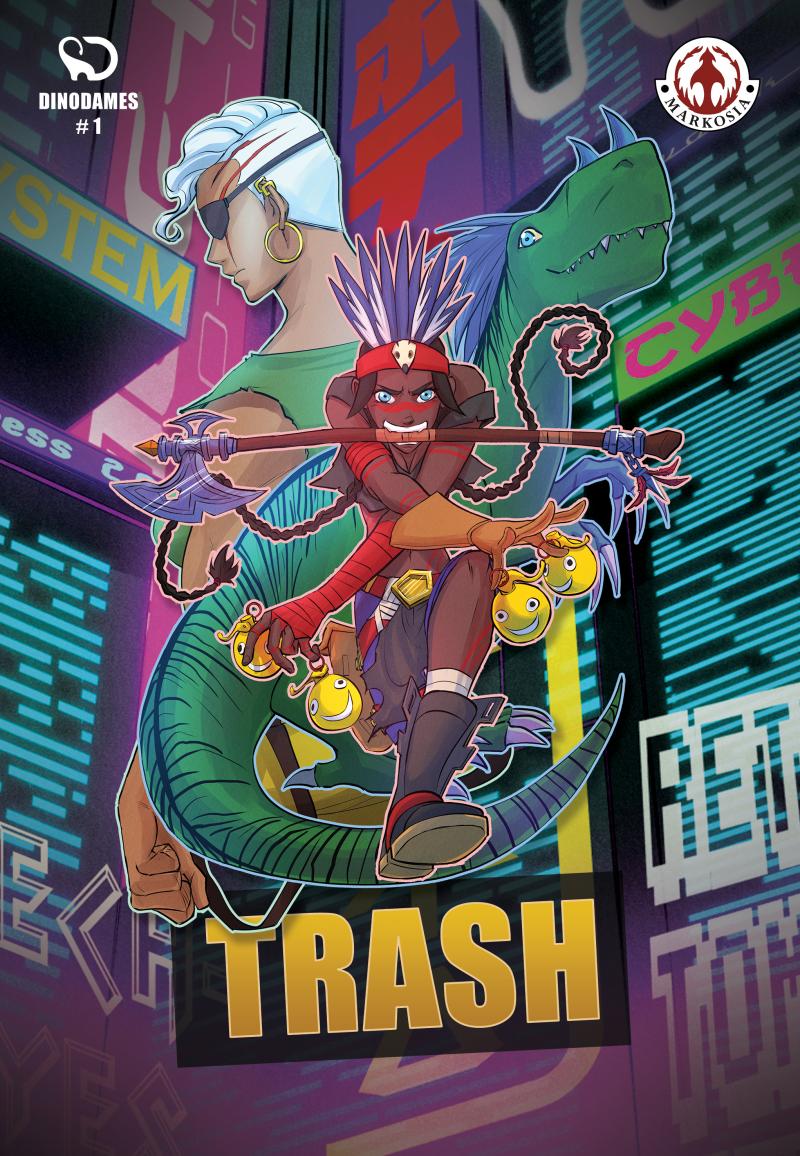 dinoDames Comics #1: Trash