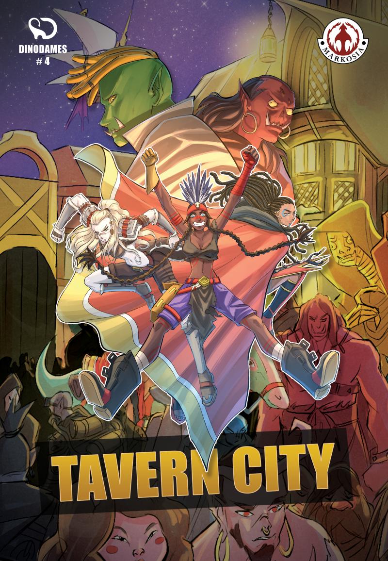 dinoDames Comics #4: Tavern City