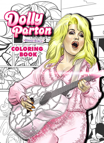 Female Force #Coloring Book: Dolly Parton