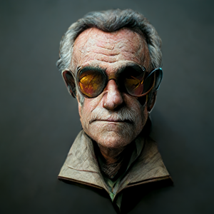 Designs using AI #1: STAN LEE