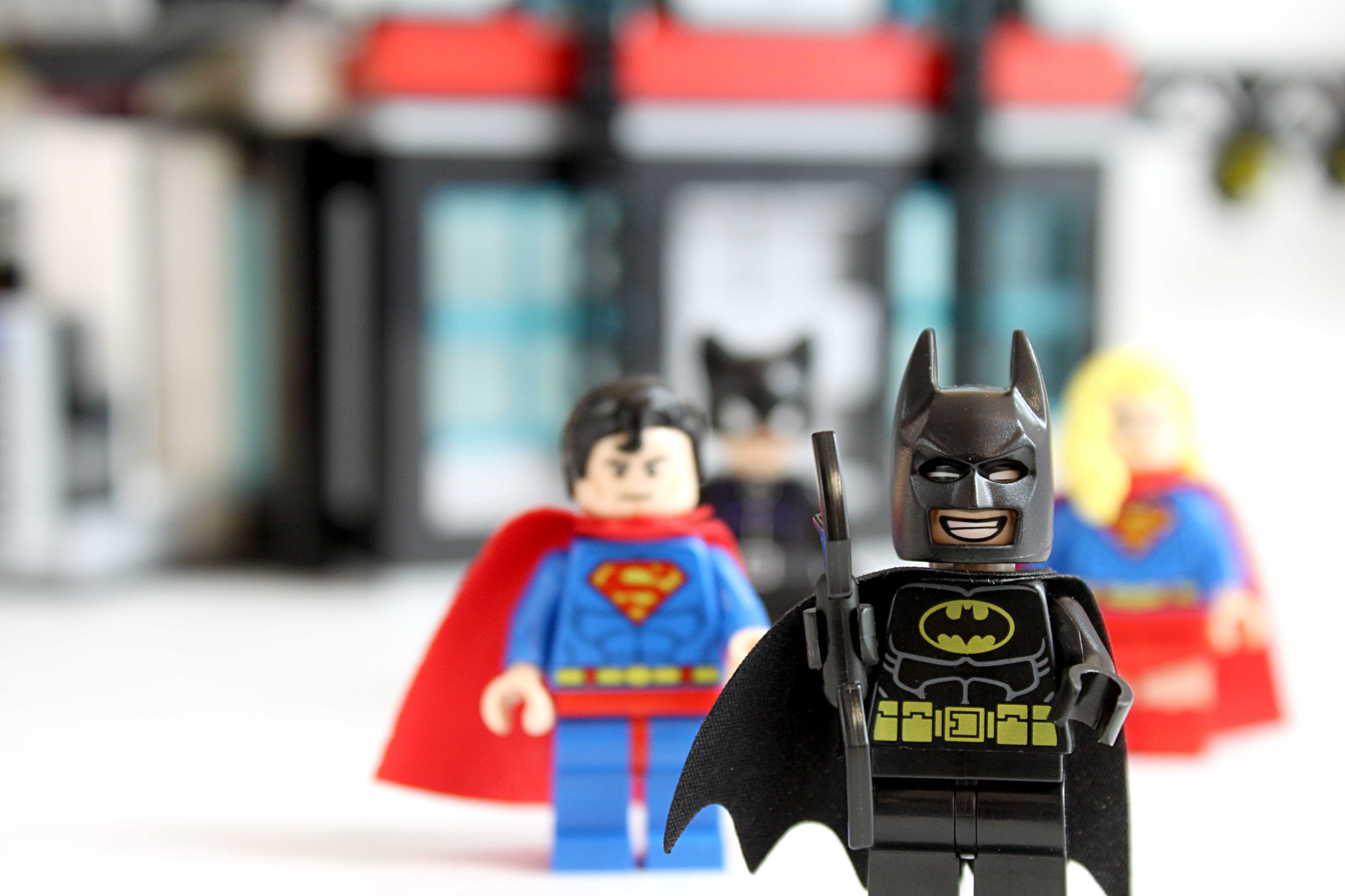 Lego Batman Superman image used for Editorial Purposes only